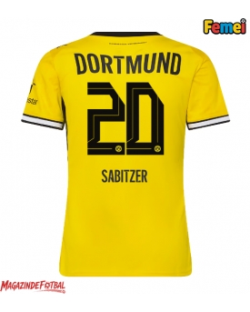 Borussia Dortmund Marcel Sabitzer #20 Tricou Fotbal Replică 2026-27 Femei Acasa Borussia Dortmund Marcel Sabitzer #20 Tricou Fotbal Replică 2026-27 Femei Acasa